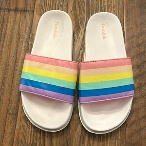 Girls Rainbow Slides Size 1/2